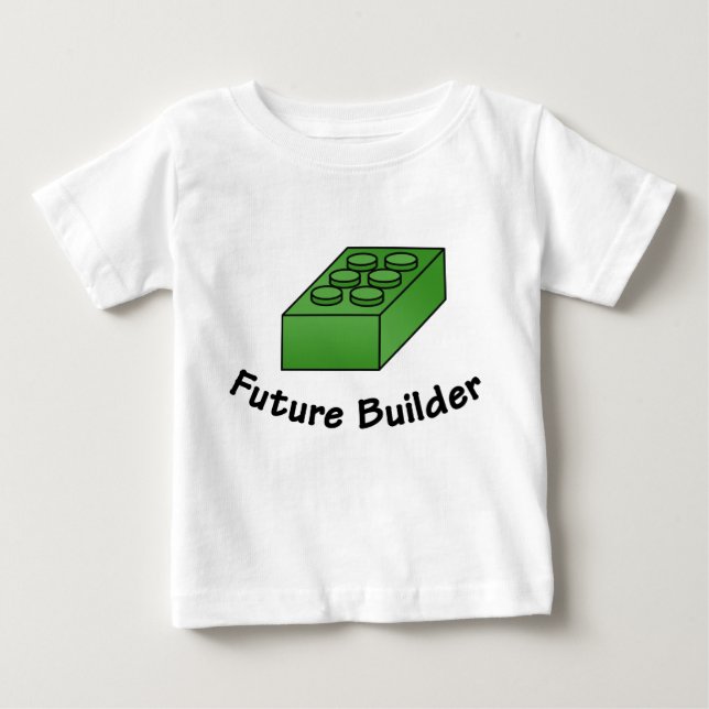 Rolig framtida byggmästare - kvarterillustrationer t-shirt (Framsida)