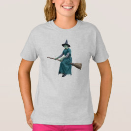 Rolig Frankenstein Häxa Barn T-Shirt