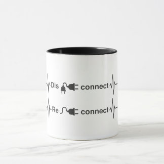 Rolig Frånkoppling för Återkoppling Minimalistisk Mugg
