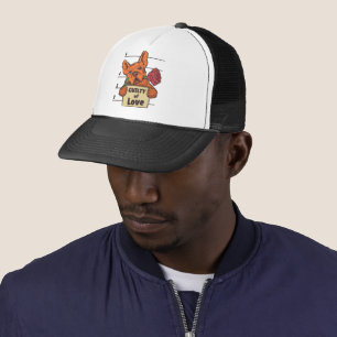 Rolig fransk bulldog älskare design keps