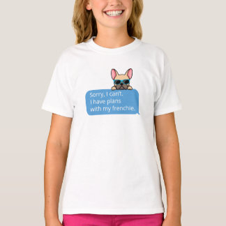Rolig fransk bulldogg t shirt