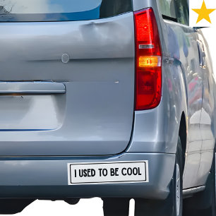 Rolig fras Jag brukade vara Cool Kör Humor Bildekal