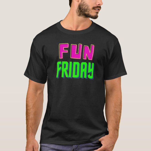 Rolig fredag t shirt (Framsida)