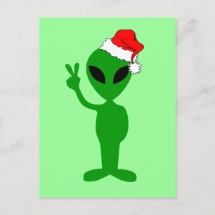 Rolig fredfrämling santa helg vykort