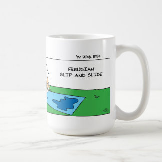 Rolig Freudsk felslippruta Kaffemugg
