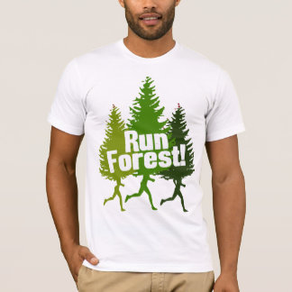 Rolig fridluftsmänniskaspringaskog t-shirt