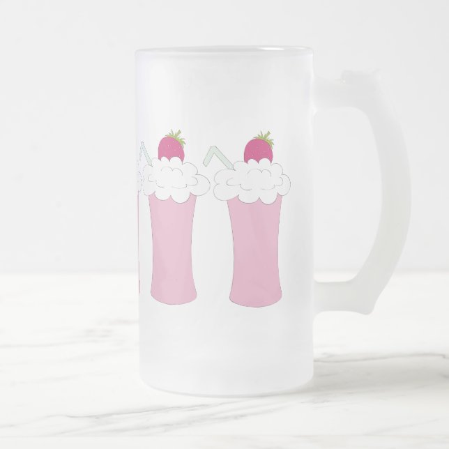Rolig frostad Minkskakamugg Frostat Ölglas (Höger)