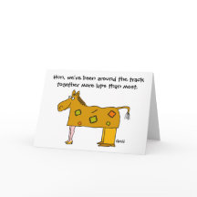 Rolig fru för make för årsdaghästkapplöpningtema