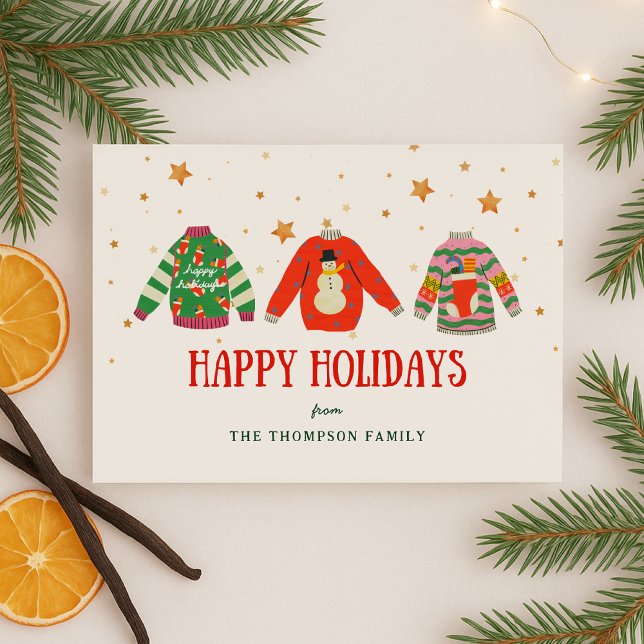 Rolig ful julklänning jul helg kort (Skapare uppladdad)