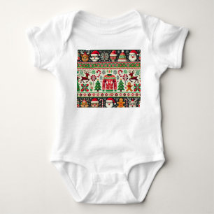 Rolig ful jultröja barn bodysuit t shirt