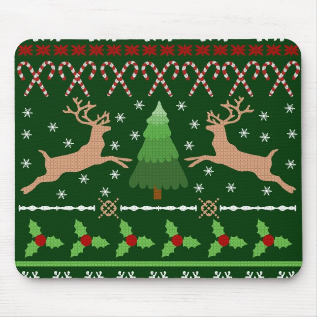 Rolig ful jultröja musmatta (Framsidan)
