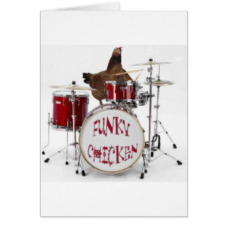 Rolig funkyhöna hälsningskort
