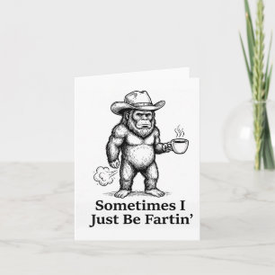 Rolig Furtnings Bigfoot Cowboy Ibland Bara F Kort