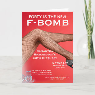 Rolig fyrtio är den nya F-bomben damer Kort