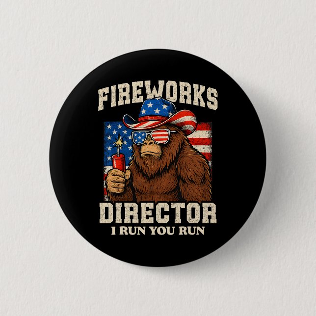Rolig fyrverkeriledare Bigfoot 4 juli USA F Knapp (Framsida)