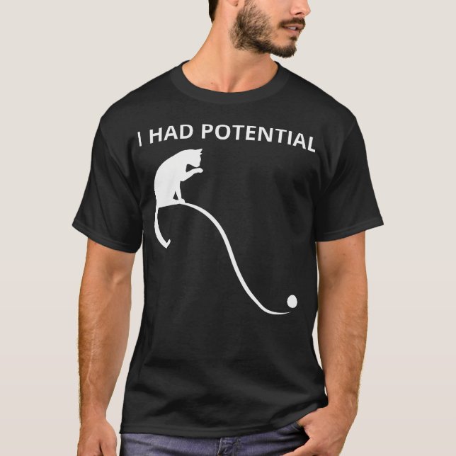 Rolig fysik-citat jag hade t shirt (Framsida)