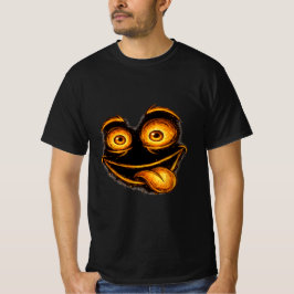 Rolig galen ansikte grafisk t-shirt för män