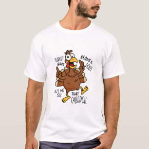Rolig galen Thanksgiving kalkon T Shirt