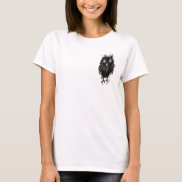 Rolig galen uggla t-shirt