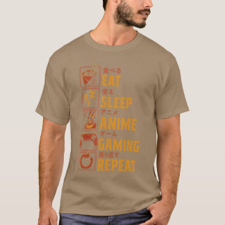 Rolig Gamer Anime ee Män Boyseens Video Spel gif T Shirt