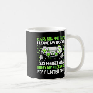 Rolig Gamer Då Och Då Lämnar Jag Mitt Rum Spel Kaffemugg