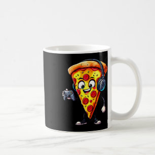 Rolig Gamer Pizza Mat Videospel Män Pojkar Barn Kaffemugg