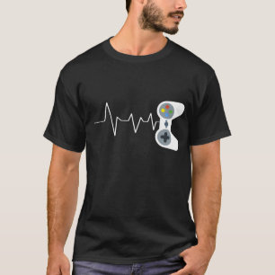 Rolig Gamerskjorta - GamerhjärtslagT-skjorta T Shirt