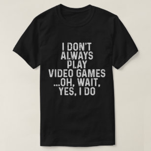 Rolig Gamerskjorta, lekvideospel T Shirt