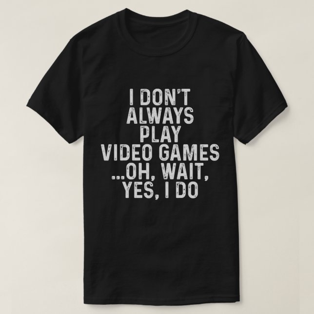 Rolig Gamerskjorta, lekvideospel T Shirt (Design framsida)