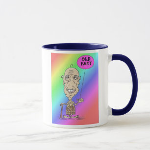 ROLIG GAMMAL FISKAFFEMUGG MUGG