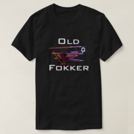 Rolig "gammal Fokker ", Tee
