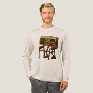 Rolig Gammal Gamer Spelande Retro 80-tal 90-tal TV T Shirt