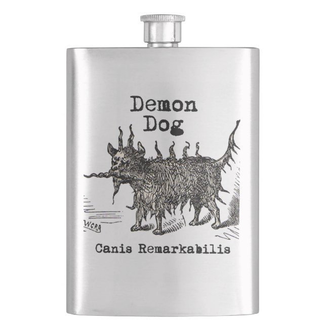 Rolig gammal hunddemon fickplunta (Framsidan)