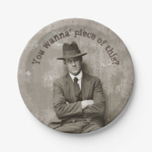Rolig gammal mugshot maffia gangster