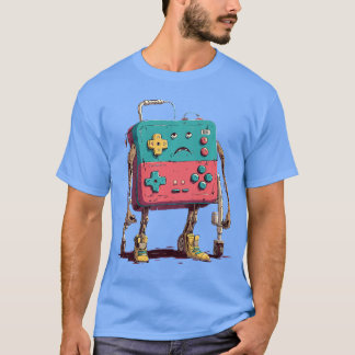 Rolig gammal spelande gamer retro 80-tal 90-tal TV T Shirt