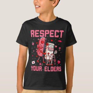 Rolig Gammal Spelare Spelande Retro 80-tal 90-tal  T Shirt