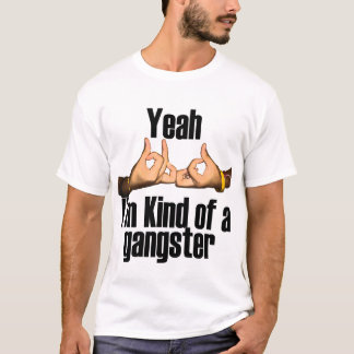 Rolig gangsterskjorta t-shirt