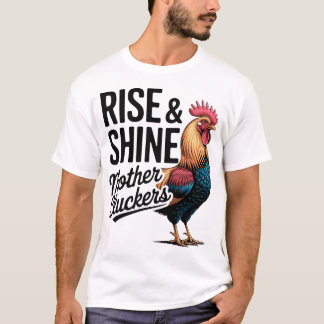 Rolig Gårdshumor Upp och Lys Morbröder T Shirt