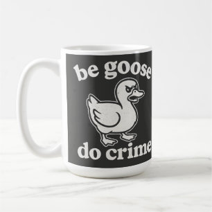 Rolig gås gör brott kaos gås DesignTote Kaffemugg