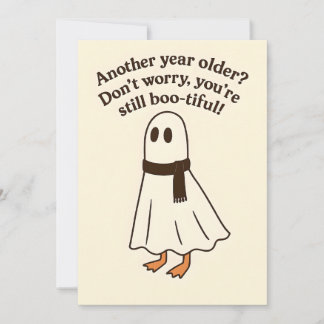 Rolig gås Halloween födelsedagskort Inbjudningar