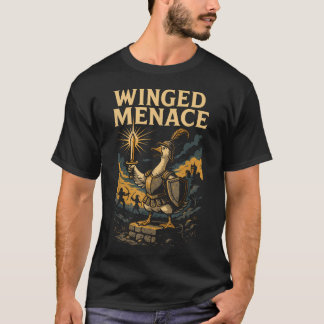 Rolig Gås Krigare Humor Fantasy Spelare Skämt T Shirt