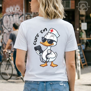 Rolig Gås Sjuksköterska Handske Blodtryck T Shirt