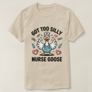 Rolig gåsentusiastisk sjuksköterskememe – Blev för T Shirt