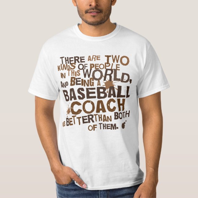 Rolig) gåva för baseballlagledare ( tröja (Framsida)