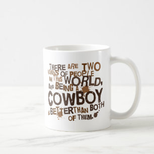 Rolig) gåva för Cowboy ( Kaffemugg