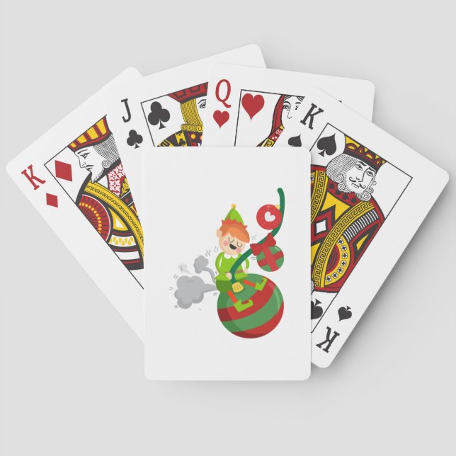 Rolig gåva för fisjul casinokort (Baksidan)