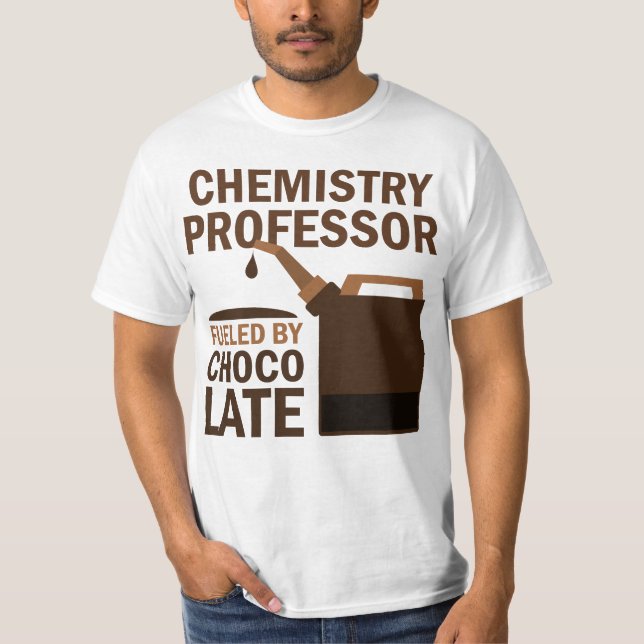 Rolig) gåva för kemiprofessor ( tee shirt (Framsida)