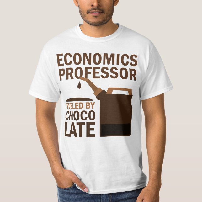 Rolig) gåva för nationalekonomiprofessor ( t-shirt (Framsida)