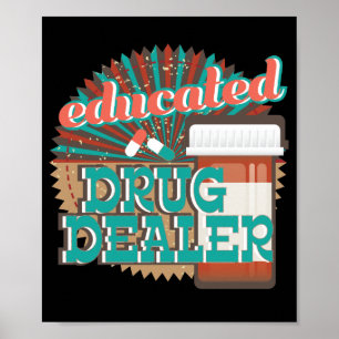 Rolig gåva för PharmacistapotekTech Poster