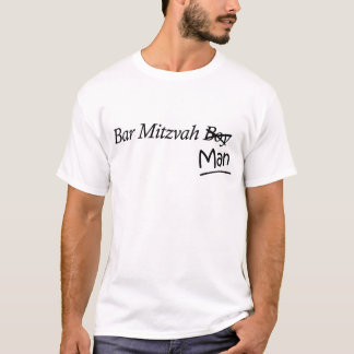 Rolig gåva för Pojke-till-Man Pub-Mitzvah Tee Shirt